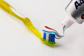toothpaste & brush
