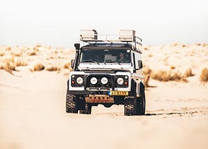 Image of 4x4 Jeep in Desert