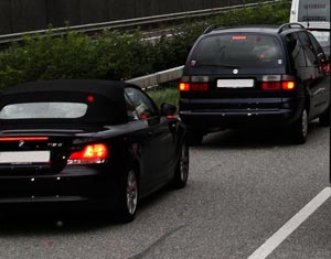 Image of cars in traffic.