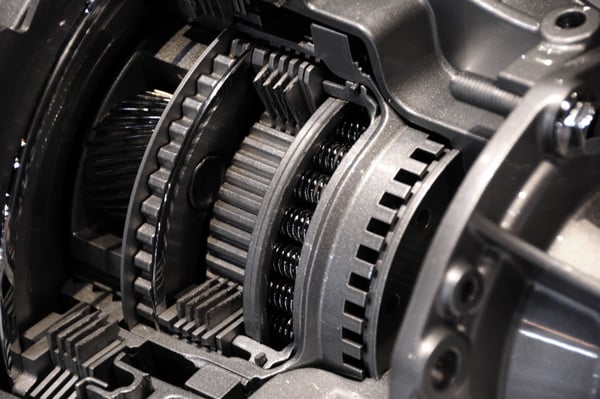 image of a transmission gears close up