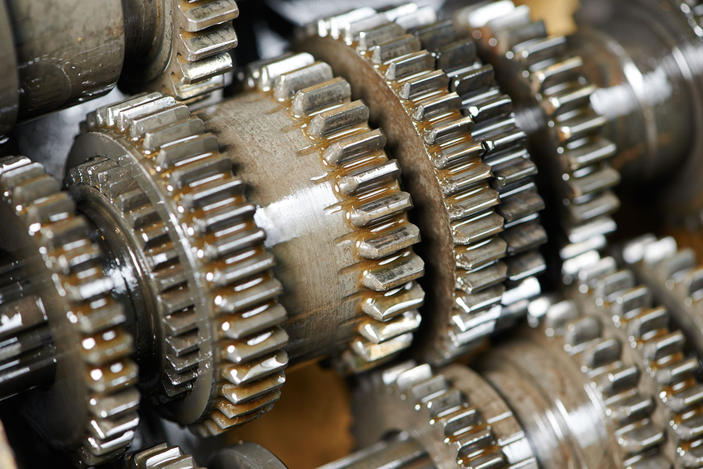 image of transmission gears close up