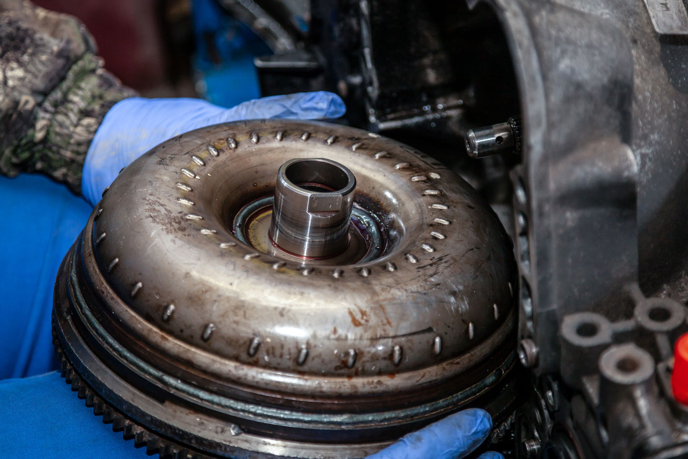 image of transmission gears close up